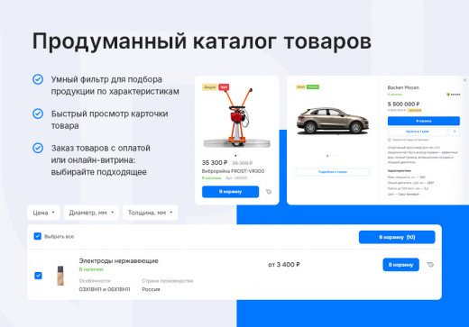 Продуманный каталог товаров Продуманный каталог товаров